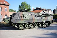 Panzer in Richtung Litauen verladen Bild: Panzer in Richtung Litauen verladen