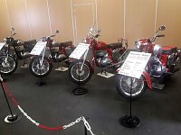 Bild: Trotz der wochenlangen Hitze kamen zum diesj&auml;hrigen Treffen &uuml;ber 100 Besitzer eines Mopeds, Motorrollers, Motorrades oder Dreirades der tschechischen Marken Jawa oder CZ auf das Gel&auml;nde der Festscheune in R&ouml;blingen am See (Sachsen-Anhalt)