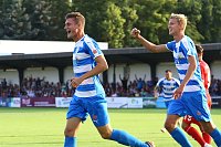 Bild: Wacker Nordhausen mit ersten Sieg in einem Heimspiel. 3:0 gegen Meuselwitz im ersten Th&uuml;ringen-Derby der Saison