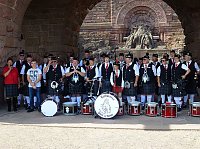 Barbarossa Pipers & Drums am Kyffhäuser Bild: Barbarossa Pipers & Drums am Kyffhäuser