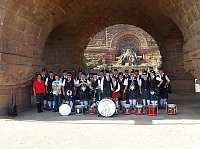 Barbarossa Pipers & Drums am Kyffhäuser Bild: Barbarossa Pipers & Drums am Kyffhäuser