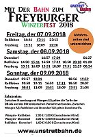 Bild: Mit der Unstrutbahn zum Winzerfest 2018
