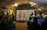 Bild: Gottesdienst unter Tage
