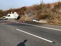 Explosionsgefahr auf der A 38 Bild: Explosionsgefahr auf der A 38