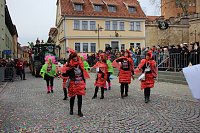 Rosenmontag auf dem Markt Sondershausen Bild: Rosenmontag auf dem Markt Sondershausen