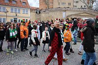 Rosenmontag auf dem Markt Sondershausen Bild: Rosenmontag auf dem Markt Sondershausen