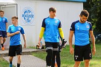 Bild: Trainingsauftakt des Oberliga-Kaders im AKS
