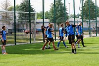 Bild: Trainingsauftakt des Oberliga-Kaders im AKS
