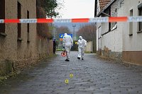 Bild: Gro&szlig;einsatz der Polizei in Berka