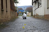 Bild: Gro&szlig;einsatz der Polizei in Berka