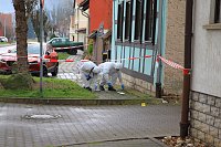 Bild: Gro&szlig;einsatz der Polizei in Berka