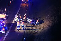 Bild: Unfall auf der A38 bei Werther