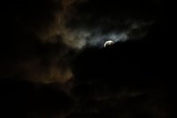 Bild: Der Mond &uuml;ber Nordhausen