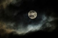 Bild: Der Mond &uuml;ber Nordhausen