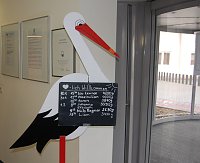 Bild: Babystorch der Helios Klinik Sangerhausen