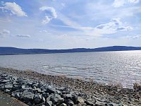 Bild: Peter Blei unterwegs am Stausee Kelbra