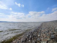Bild: Peter Blei unterwegs am Stausee Kelbra