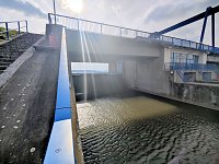 Bild: Peter Blei unterwegs am Stausee Kelbra