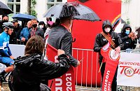Bild: Start zur zweiten Etappe der Deutschland Tour