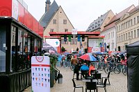 Bild: Start zur zweiten Etappe der Deutschland Tour
