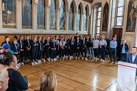 Bild: Empfang der Nationalmannschaft in Frankfurt