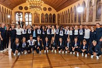 Bild: Empfang der Nationalmannschaft in Frankfurt