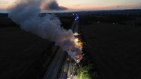 Bild: Schwerer Unfall auf der A 38