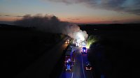 Bild: Schwerer Unfall auf der A 38