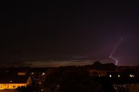 Bild: Gewitter gestern Abend &uuml;ber Th&uuml;ringen