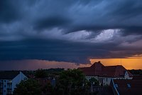 Bild: Gewitter gestern Abend &uuml;ber Th&uuml;ringen