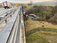 Bild: Schwerer Unfall auf der A38 bei Ro&szlig;la