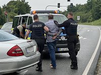 Nach der Amokfahrt eines Betrunkenen heute Abend Bild: Nach der Amokfahrt eines Betrunkenen heute Abend