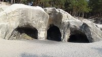 Bild: Sandh&ouml;hlen im Heers
