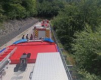 Bikerunfall am Kyffhäuser Bild: Bikerunfall am Kyffhäuser