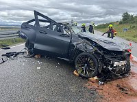 Unfall auf der A71 Bild: Unfall auf der A71