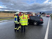 Bild: Unfall heute Abend auf der A 38