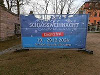 Bild: Peter unterwegs auf der Schlossweihnacht in Sondershausen