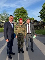 Bild: Nordth&uuml;ringer Unternehmer zu Gast in der Kaserne