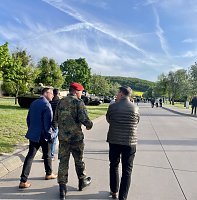 Bild: Nordth&uuml;ringer Unternehmer zu Gast in der Kaserne