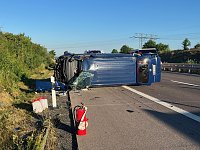 Bild: Schwerer Unfall auf der A38