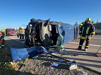 Bild: Schwerer Unfall auf der A38