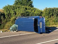 Bild: Schwerer Unfall auf der A38