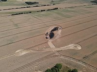 Bild: Feldbrand bei Gro&szlig;furra