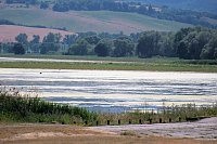 Bild: Peter Blei unterwegs am Stausee Kelbra 