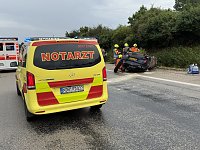 Unfall auf der Autobahn Bild: Unfall auf der Autobahn