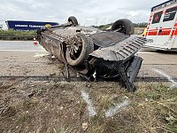 Unfall auf der Autobahn Bild: Unfall auf der Autobahn