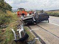 Unfall auf der Autobahn Bild: Unfall auf der Autobahn