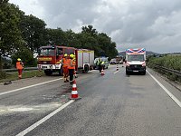 Unfall auf der Autobahn Bild: Unfall auf der Autobahn