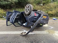 Unfall auf der Autobahn Bild: Unfall auf der Autobahn