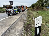 Unfall auf der Autobahn Bild: Unfall auf der Autobahn